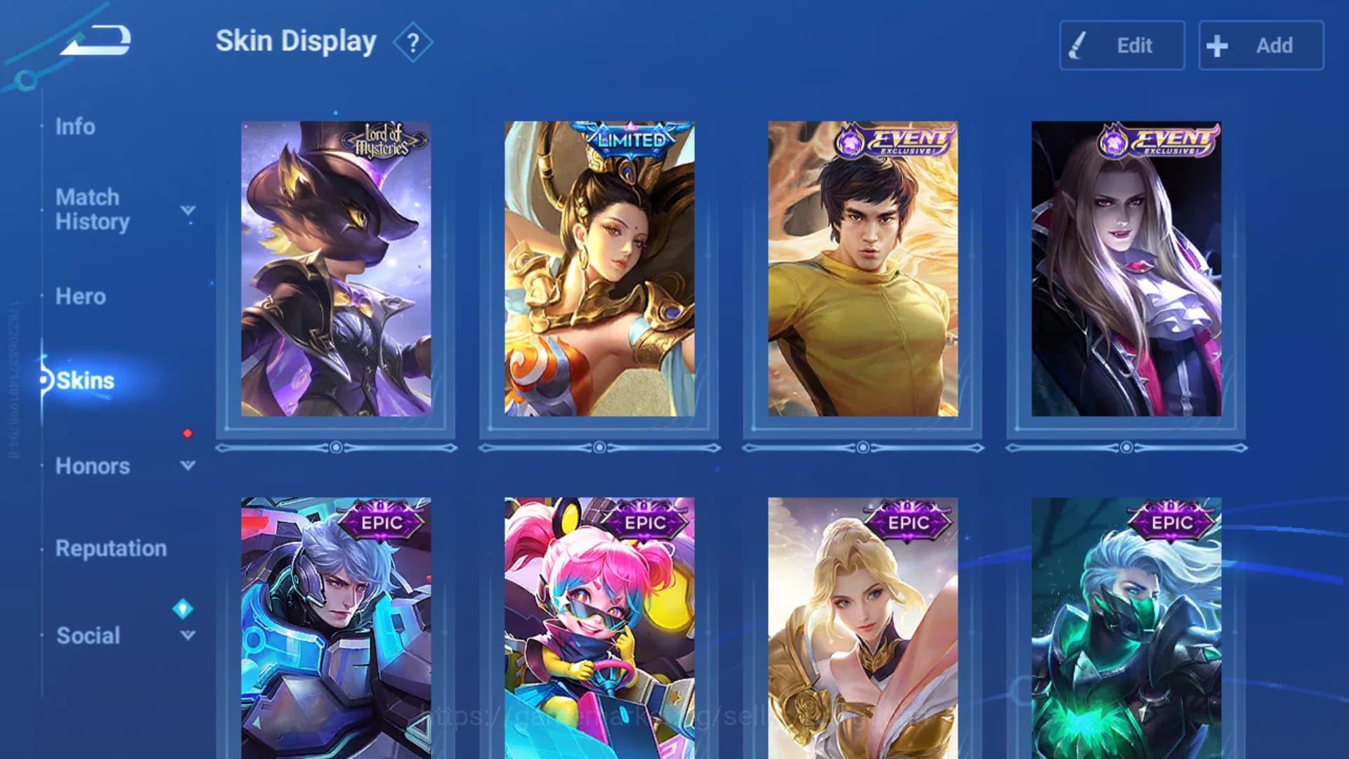 Honor of Kings Accounts GLOBAL Hero 43 | Skin 52 | Kic Luna|Legend Lady Su image 3