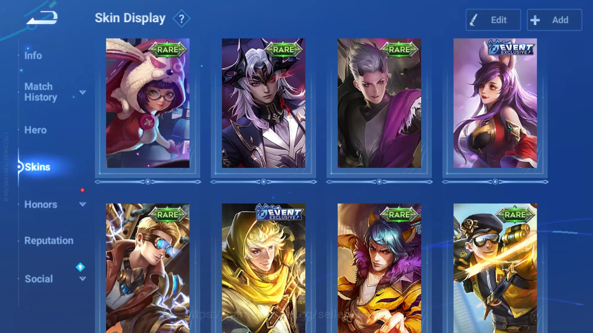 Honor of Kings Accounts GLOBAL Hero 43 | Skin 52 | Kic Luna|Legend Lady Su image 5