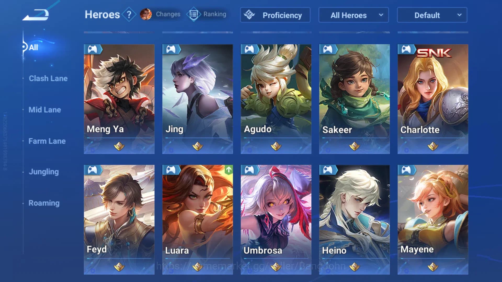 Honor of Kings Accounts GLOBAL Hero 43 | Skin 52 | Kic Luna|Legend Lady Su image 9