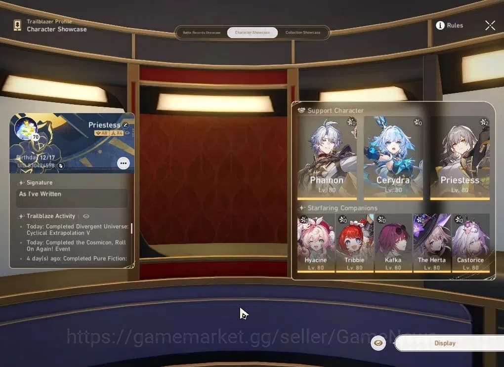 Honkai Star Rail Accounts Asia|TL 60|18 Limited|Phainon team|[Kafka,Phainon, image 2