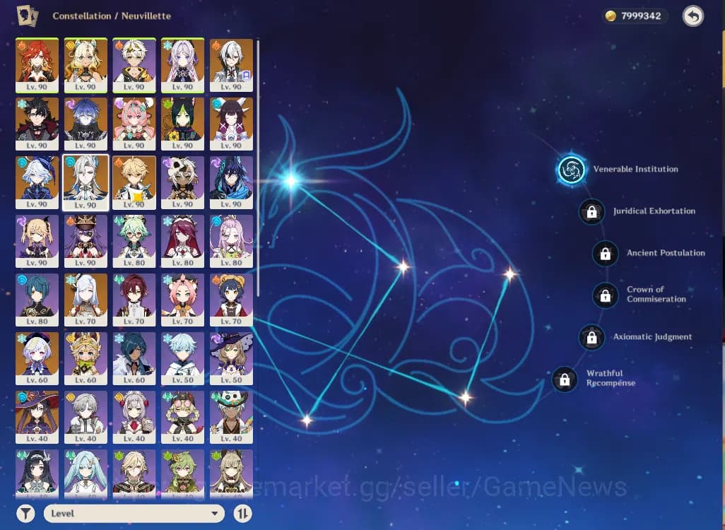 Genshin Impact Accounts ASIA|AR59|PreamTeam Mavuika+sign,NeuvilletteC1,Arl image 18