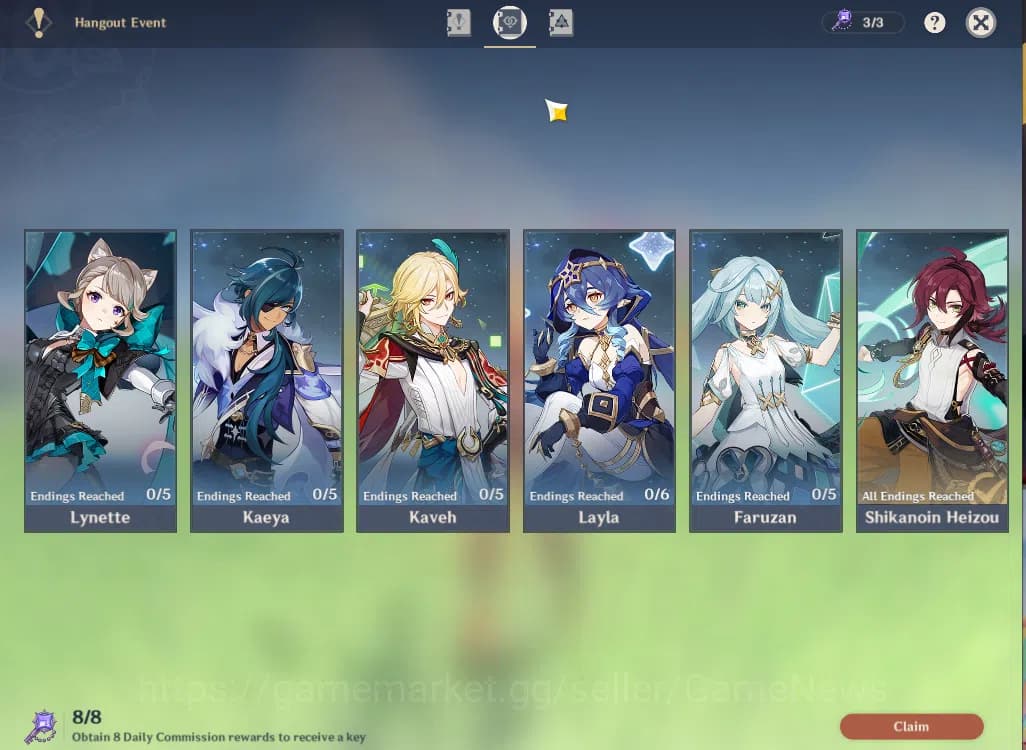 Genshin Impact Accounts ASIA|AR59|PreamTeam Mavuika+sign,NeuvilletteC1,Arl image 5