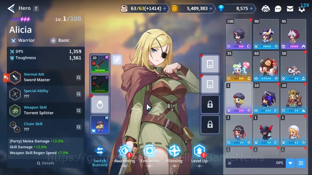 Guardian Tales Accounts ASIA 2| Lv 40 | Starter Collab Clevates(Klen, Alec image 1