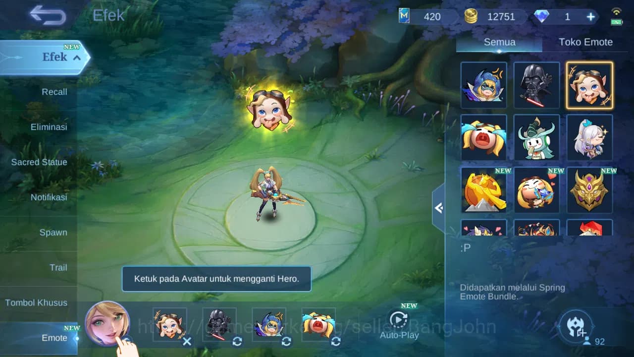 Mobile Legends: Bang Bang Accounts Hero 92 Skin 200 | KOF Dyrroth, Karina | CC Nata | image 14