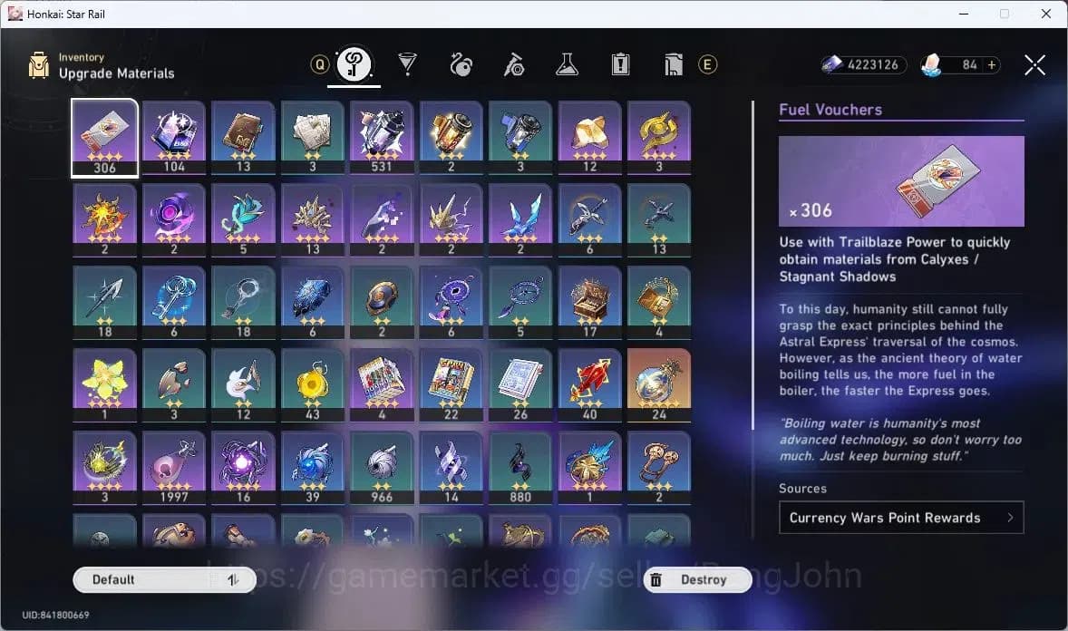 Honkai Star Rail Accounts ASIA | TL61 | Silver Wolf Lv80, Yao Guang Lv80, Hu image 11