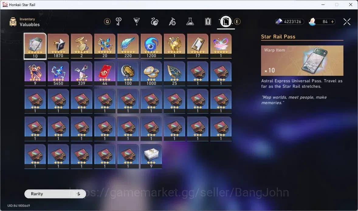 Honkai Star Rail Accounts ASIA | TL61 | Silver Wolf Lv80, Yao Guang Lv80, Hu image 17