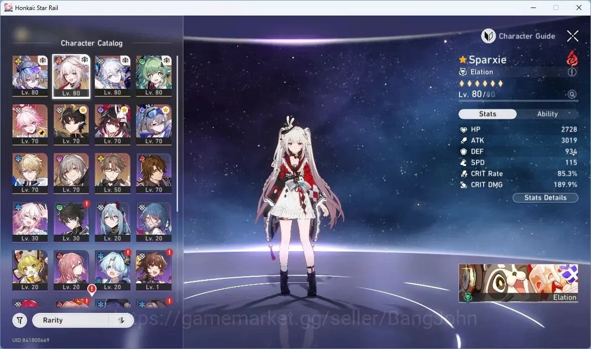 Honkai Star Rail Accounts ASIA | TL61 | Silver Wolf Lv80, Yao Guang Lv80, Hu image 3