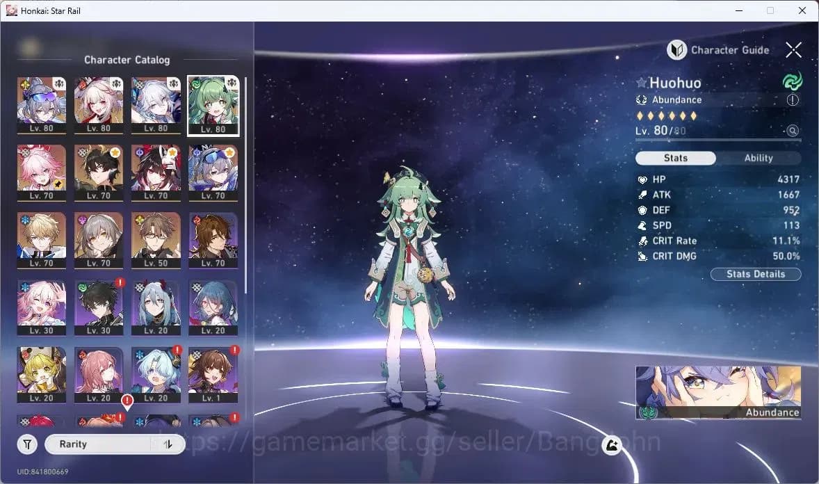 Honkai Star Rail Accounts ASIA | TL61 | Silver Wolf Lv80, Yao Guang Lv80, Hu image 5