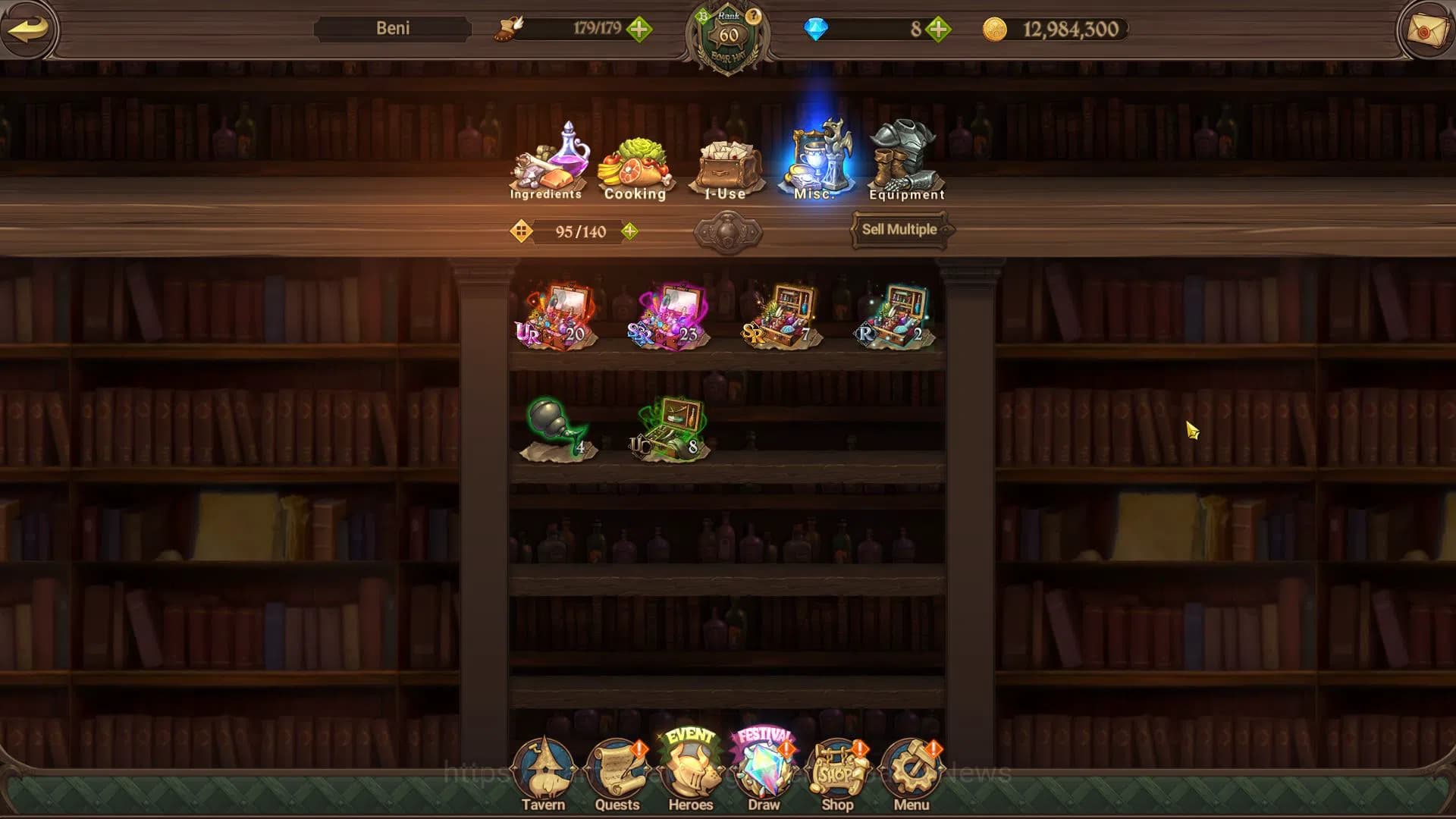 The Seven Deadly Sins: Grand Cross Accounts Global|1M CC|Starter Ch5| 4 UR | Merlin & Escanor, image 12