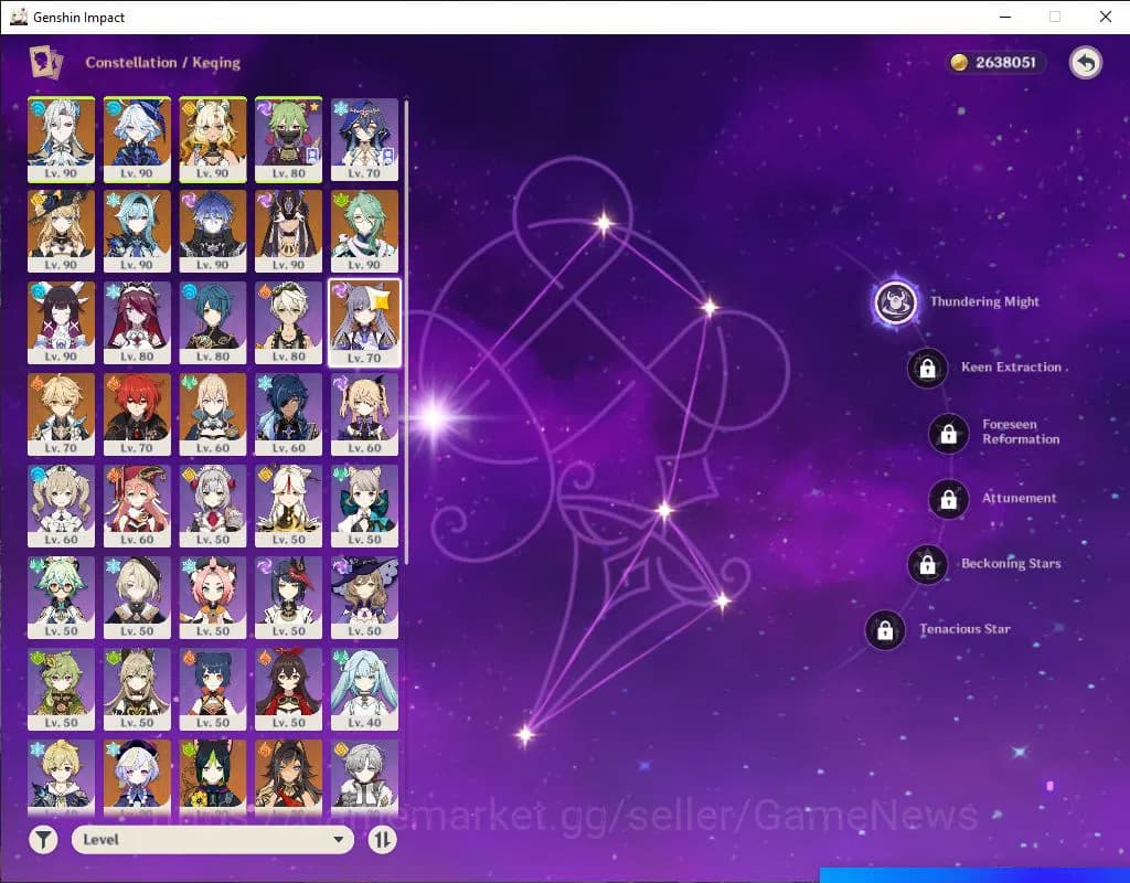 Genshin Impact Accounts Asia|AR 56|9 Limited 4+(*5Weapon)|BaizuC1,EulaC1,N image 4