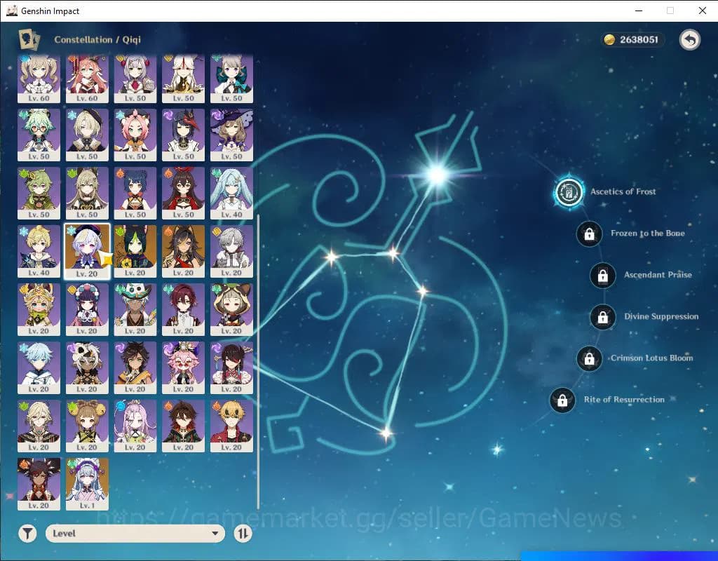 Genshin Impact Accounts Asia|AR 56|9 Limited 4+(*5Weapon)|BaizuC1,EulaC1,N image 5