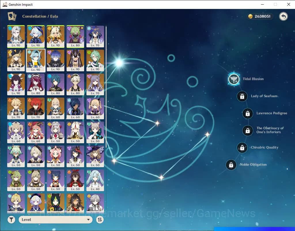 Genshin Impact Accounts Asia|AR 56|9 Limited 4+(*5Weapon)|BaizuC1,EulaC1,N image 6