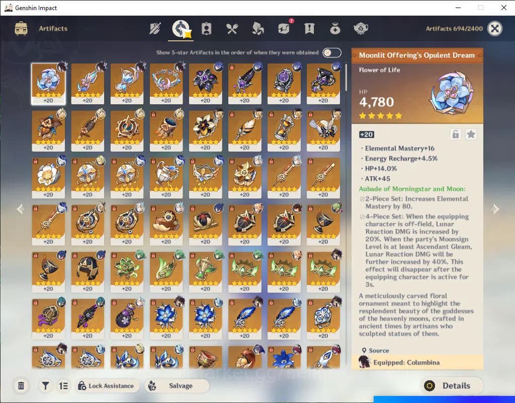 Genshin Impact Accounts Asia|AR 56|9 Limited 4+(*5Weapon)|BaizuC1,EulaC1,N image 8