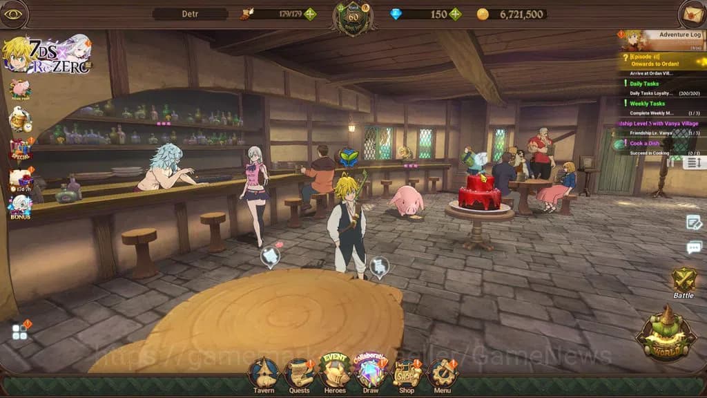 The Seven Deadly Sins: Grand Cross Accounts Global|1,14M CC|Chapter 4|2LR+5UR+Collab|Helbram,S image 1