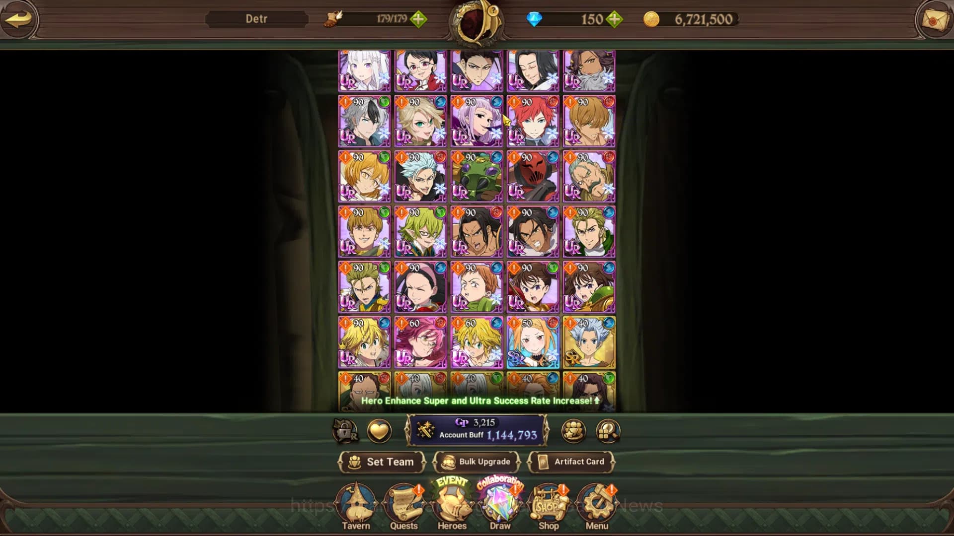 The Seven Deadly Sins: Grand Cross Accounts Global|1,14M CC|Chapter 4|2LR+5UR+Collab|Helbram,S image 14