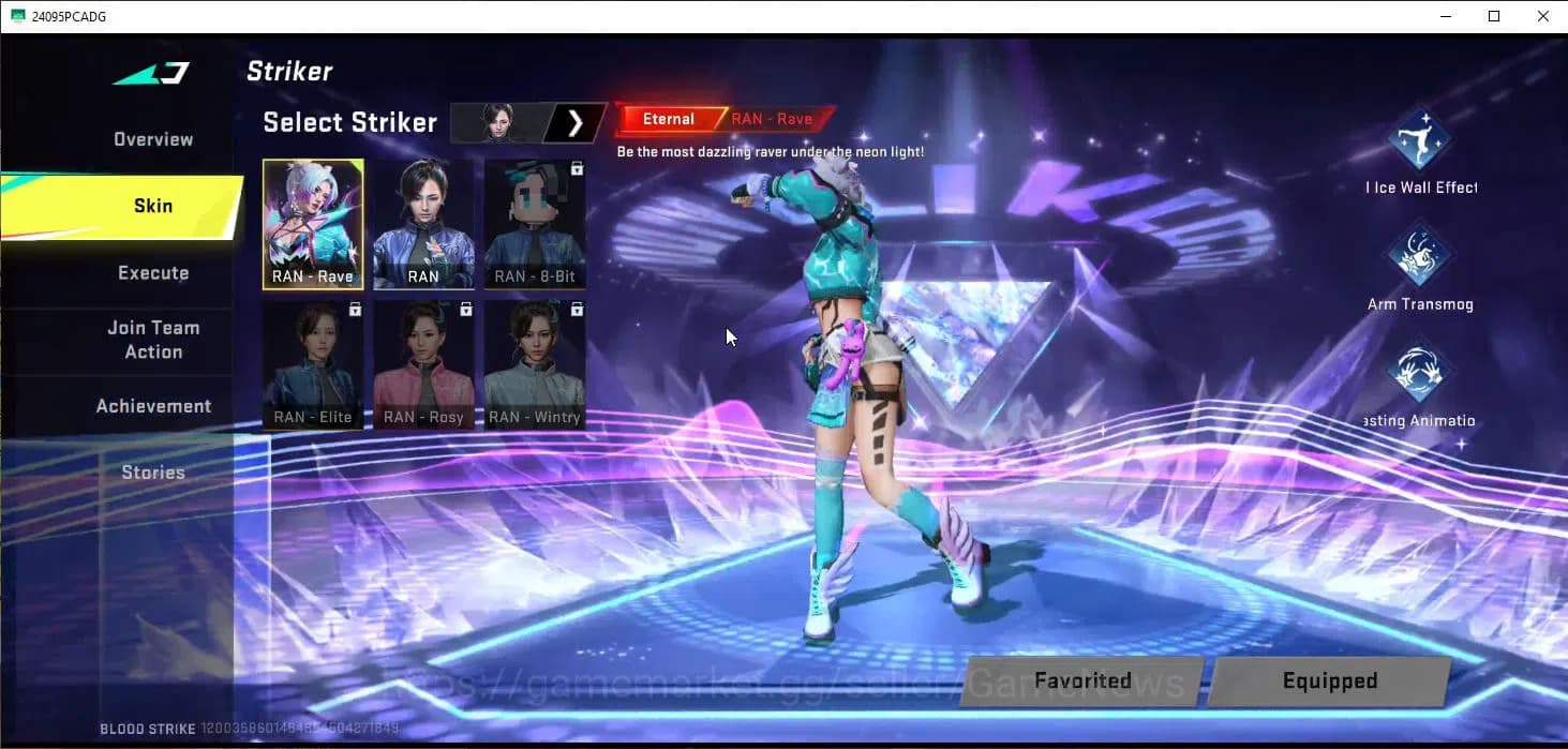 Blood Strike Accounts ASIA|ETERNAL(Ran-Rave)+ULTRA(INP-9-Molten Core)|9 image 2