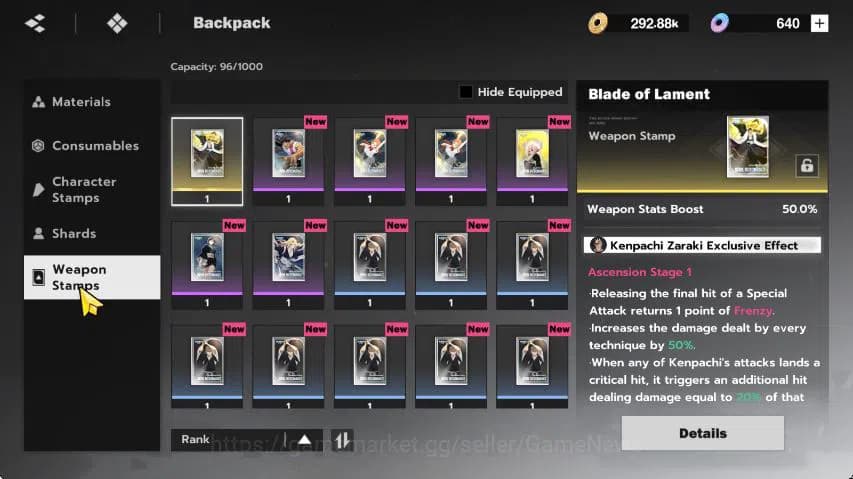 BLEACH: Soul Resonance Accounts Nuverse SEA|Fresh Starter|Lvl3|2 SSR (Kenpachi Zar image 14