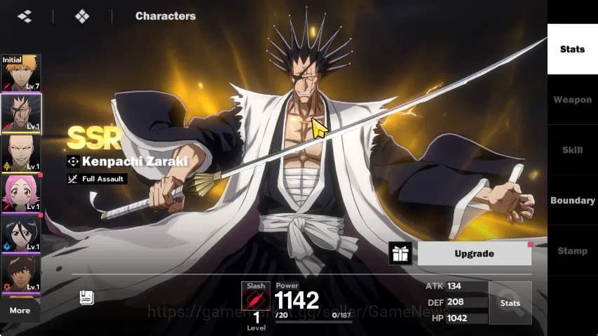 BLEACH: Soul Resonance Accounts Nuverse SEA|Fresh Starter|Lvl3|2 SSR (Kenpachi Zar image 4