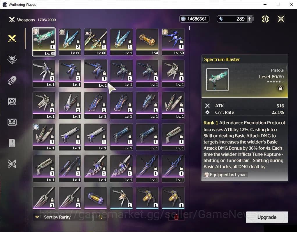 Wuthering Waves Accounts SEA | UL 50 | 1 Limited | Lynae R6+Sign | MC Femal image 11