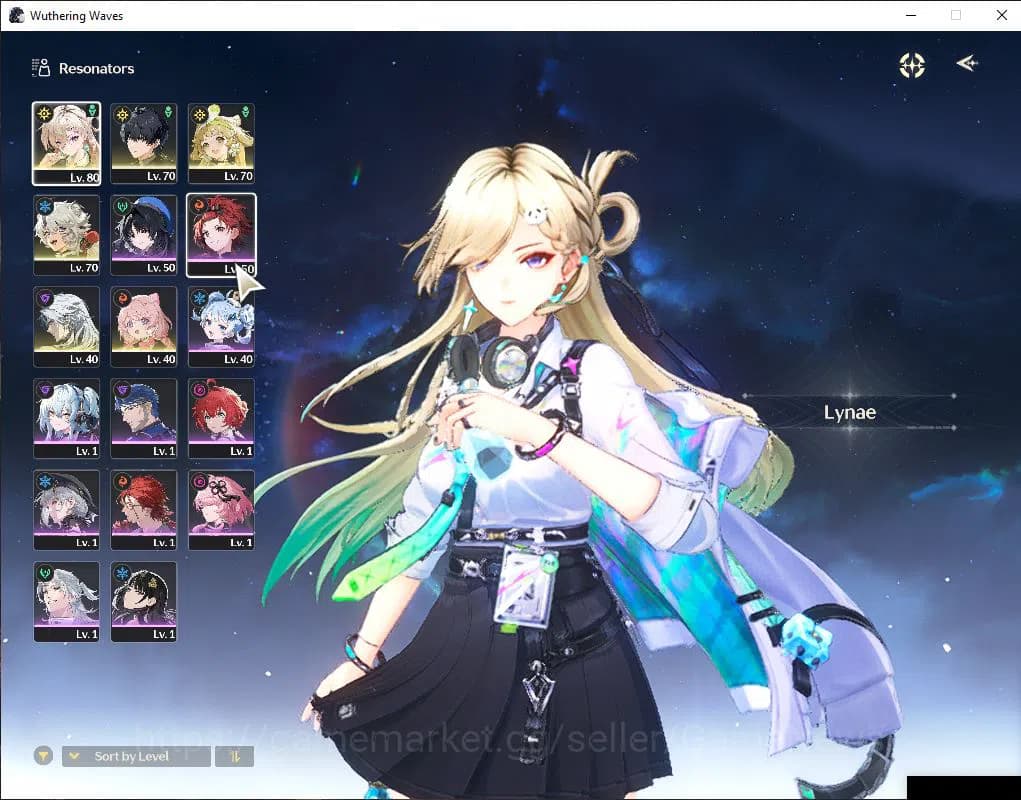 Wuthering Waves Accounts SEA | UL 50 | 1 Limited | Lynae R6+Sign | MC Femal image 14