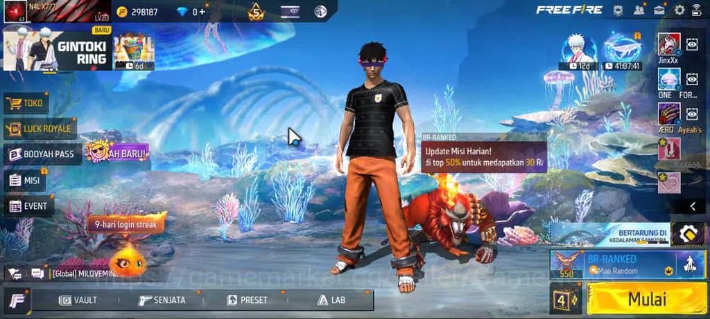 Free Fire Accounts Indonesia|M1887 Sterling Conqueror Lv7|XM8 Destiny image 1