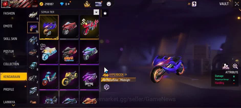 Free Fire Accounts Indonesia|M1887 Sterling Conqueror Lv7|XM8 Destiny image 2