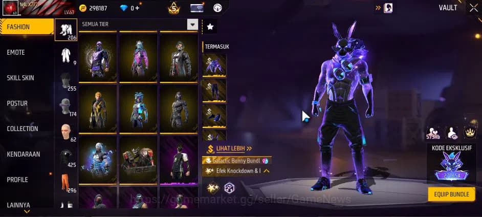 Free Fire Accounts Indonesia|M1887 Sterling Conqueror Lv7|XM8 Destiny image 8