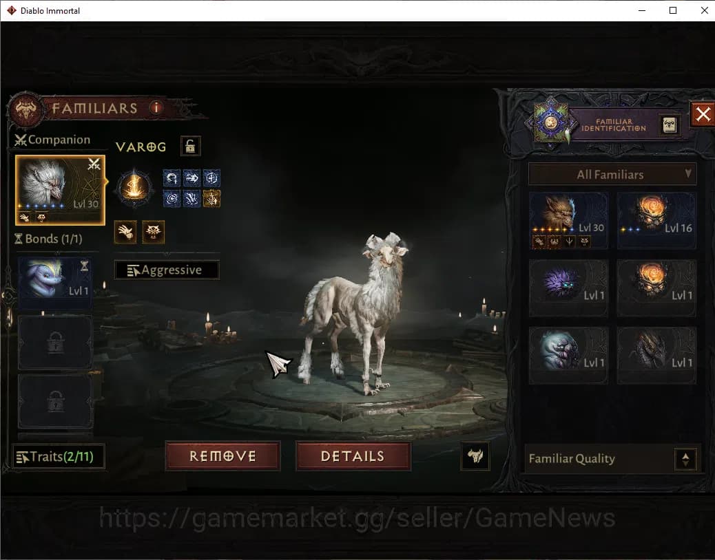 Diablo Immortal Accounts SEA-ANU|CS ON|Lv60(570)|Druid|CR 36k|Reso 450|Para image 10