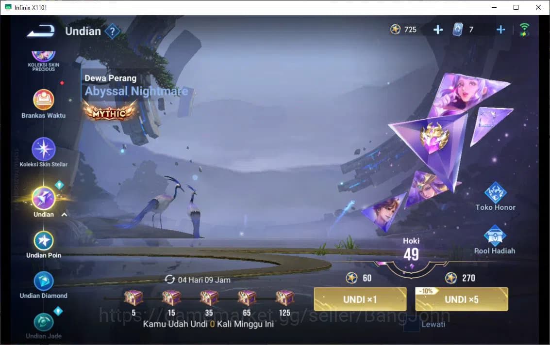 Honor of Kings Accounts GLOBAL|107HR|99SK|LIMITED=ARLI,LADY SUN|GM=GAN AND image 3