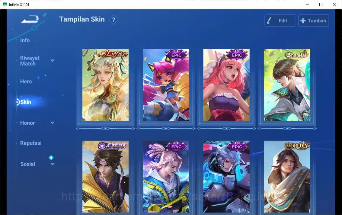 Honor of Kings Accounts GLOBAL|107HR|99SK|LIMITED=ARLI,LADY SUN|GM=GAN AND image 6