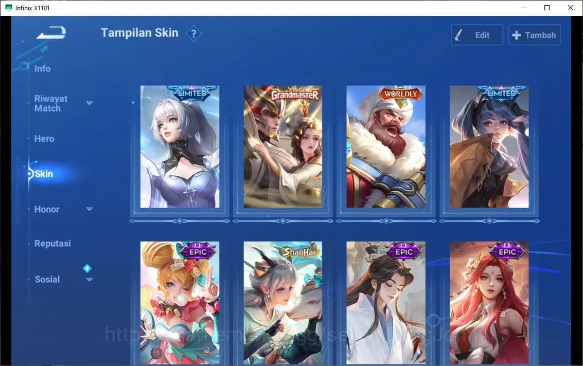 Honor of Kings Accounts GLOBAL|107HR|99SK|LIMITED=ARLI,LADY SUN|GM=GAN AND image 7