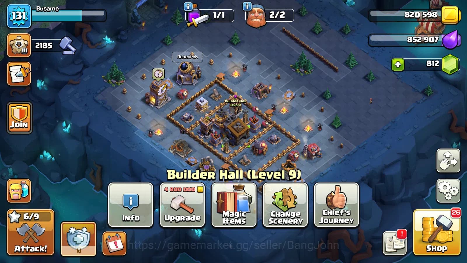 Clash of Clans Accounts TH 15-BH 9|HH 9|BK 44,Aq 69, MP 41,GW 44,RC 25,DD image 11