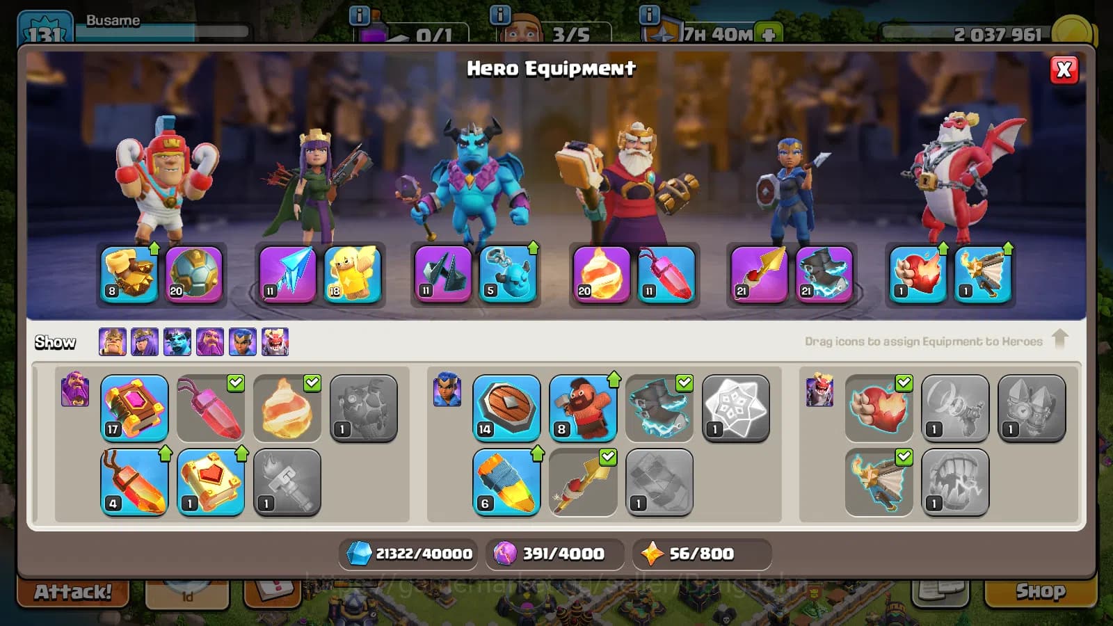 Clash of Clans Accounts TH 15-BH 9|HH 9|BK 44,Aq 69, MP 41,GW 44,RC 25,DD image 3
