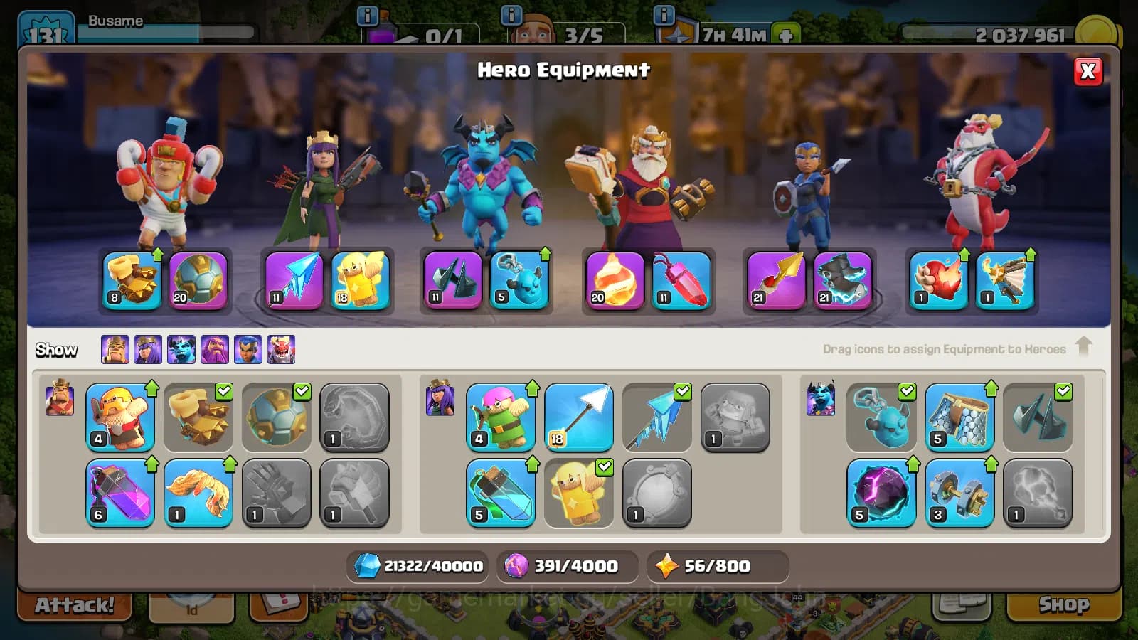Clash of Clans Accounts TH 15-BH 9|HH 9|BK 44,Aq 69, MP 41,GW 44,RC 25,DD image 4
