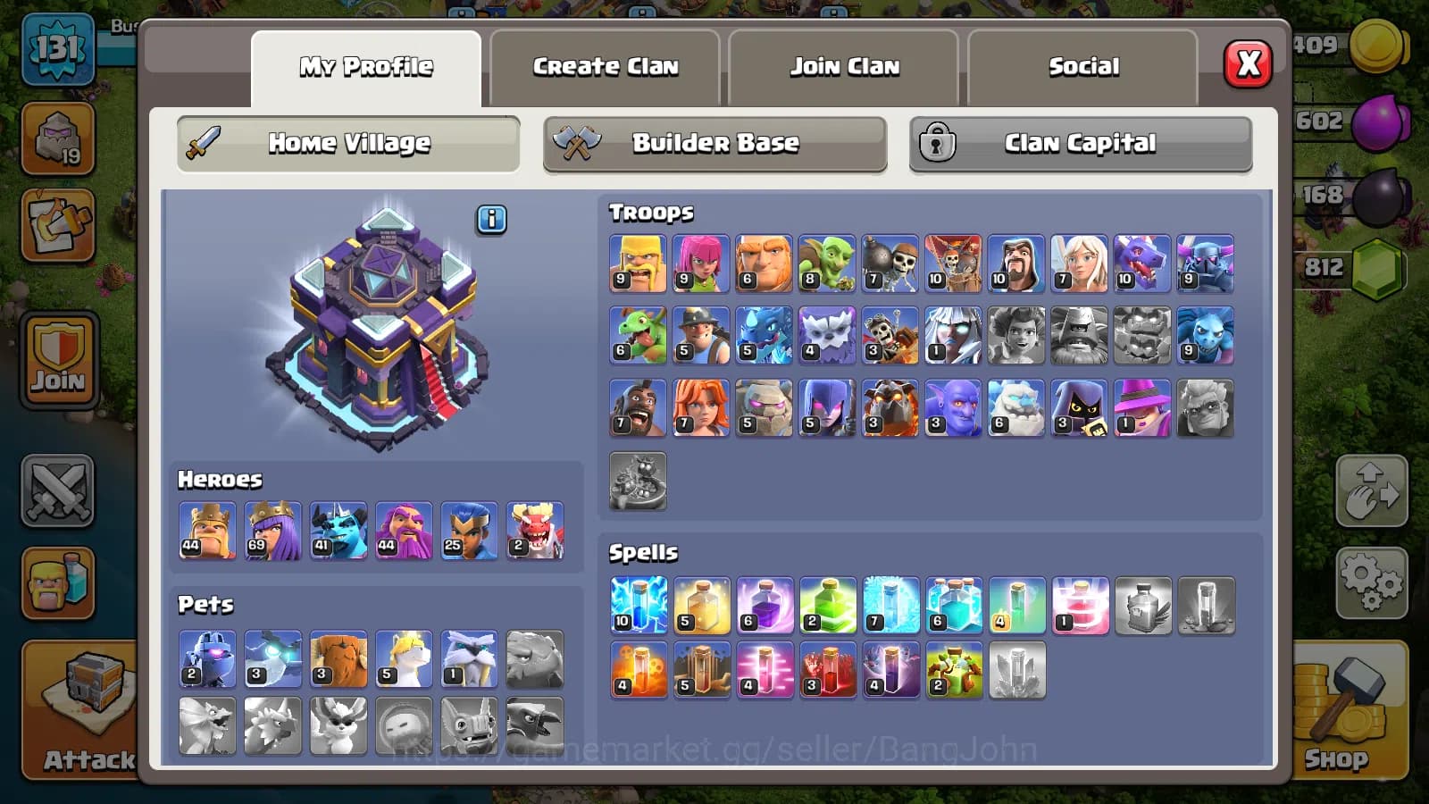 Clash of Clans Accounts TH 15-BH 9|HH 9|BK 44,Aq 69, MP 41,GW 44,RC 25,DD image 9