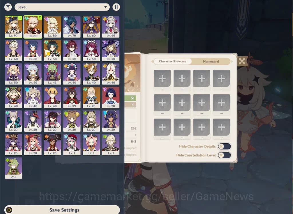 Genshin Impact Accounts ASIA|AR 51|3 Limited+30(*4Character)|Navia,Xiao,Ka image 1