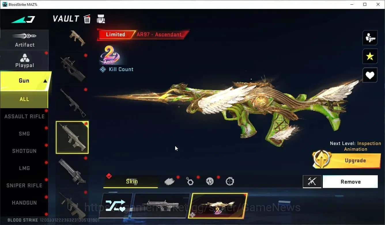 Blood Strike Accounts ASIA|Collab 7DS AK47,Karl98,QBZ95,BLEACH Byakuya+7 image 13