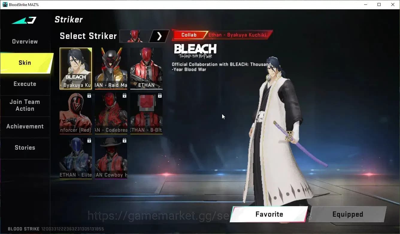 Blood Strike Accounts ASIA|Collab 7DS AK47,Karl98,QBZ95,BLEACH Byakuya+7 image 3