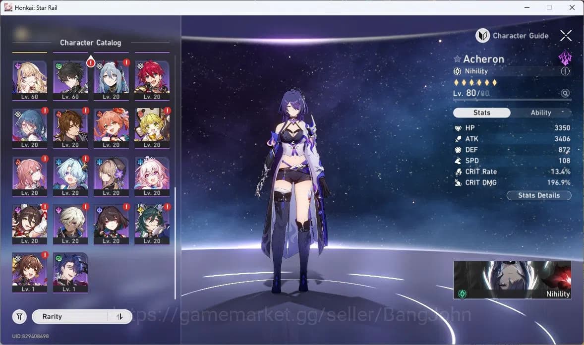 Honkai Star Rail Accounts ASIA | TL 66 | 14 LIMIT | ANGLAE | ACHERON | AVENT image 4
