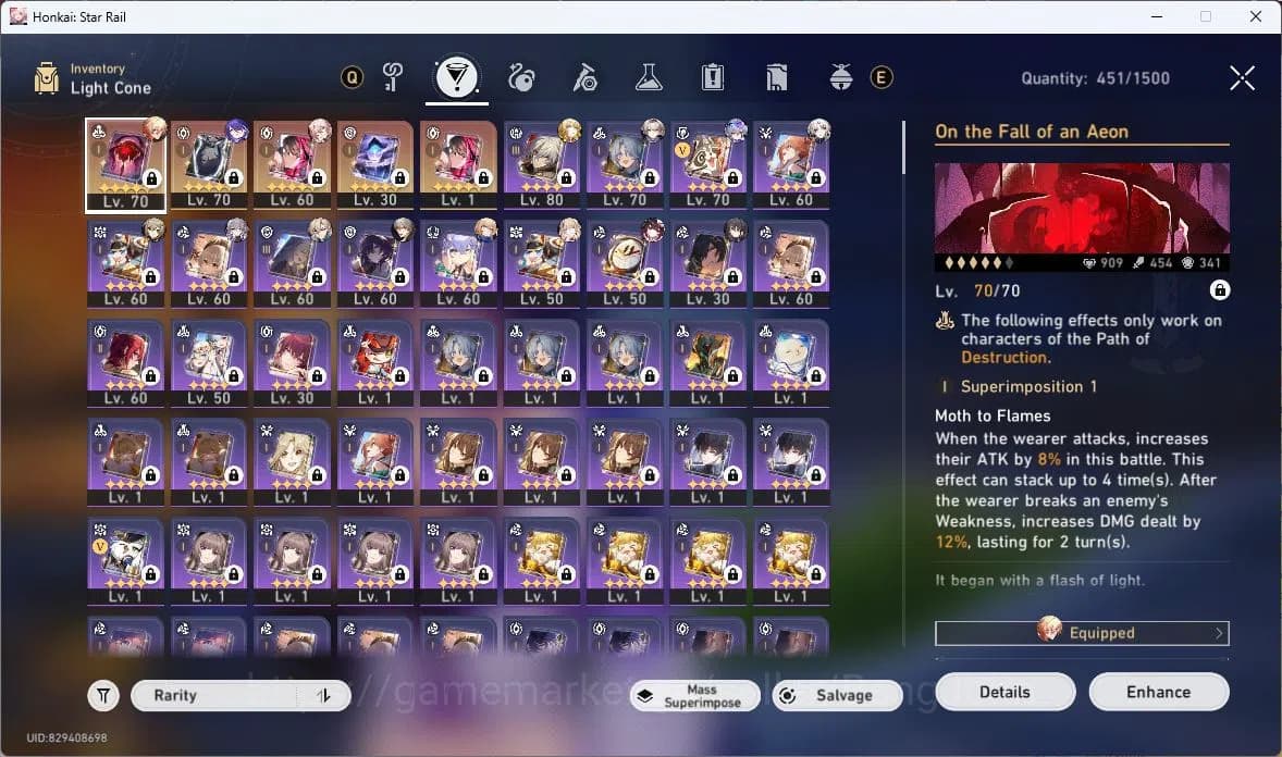 Honkai Star Rail Accounts ASIA | TL 66 | 14 LIMIT | ANGLAE | ACHERON | AVENT image 8