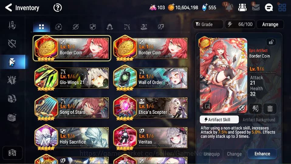 Epic Seven Accounts GLOBAL Unverif|New Era|3 ML(NM Luna,SE Celine,SB A image 11