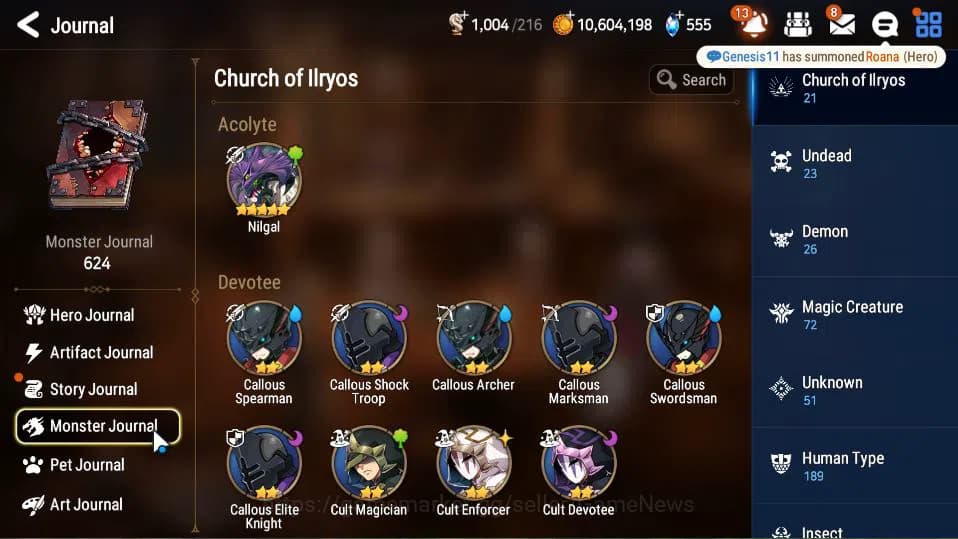 Epic Seven Accounts GLOBAL Unverif|New Era|3 ML(NM Luna,SE Celine,SB A image 4