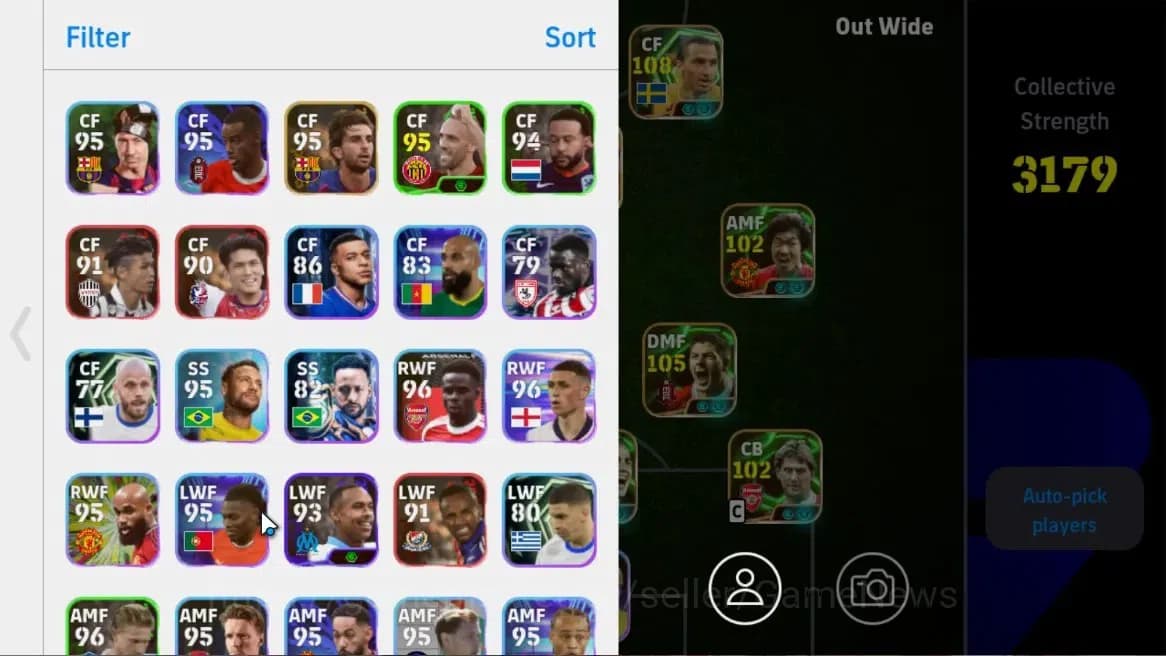 eFootball Accounts Android|BigTime Ronaldiho Gaucho,Zlatan Ibrahimovi image 2