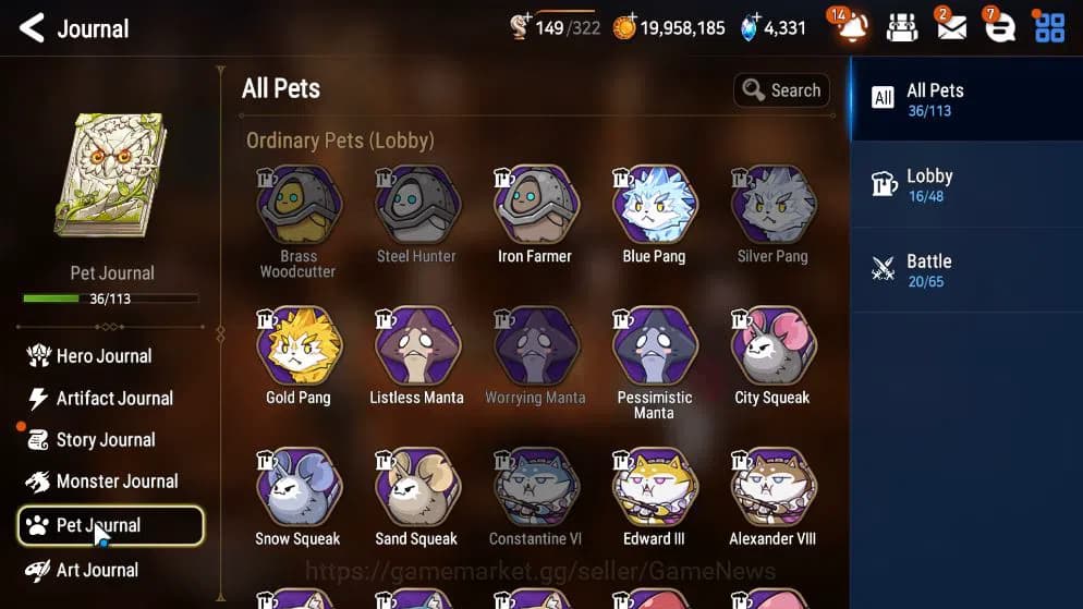 Epic Seven Accounts GLOBAL UNVERIF|NewEra|13ML(Salome,NM Luna,RO Light image 18