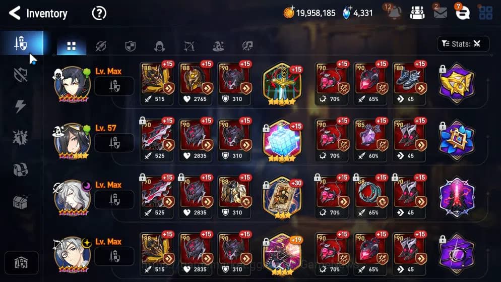 Epic Seven Accounts GLOBAL UNVERIF|NewEra|13ML(Salome,NM Luna,RO Light image 8