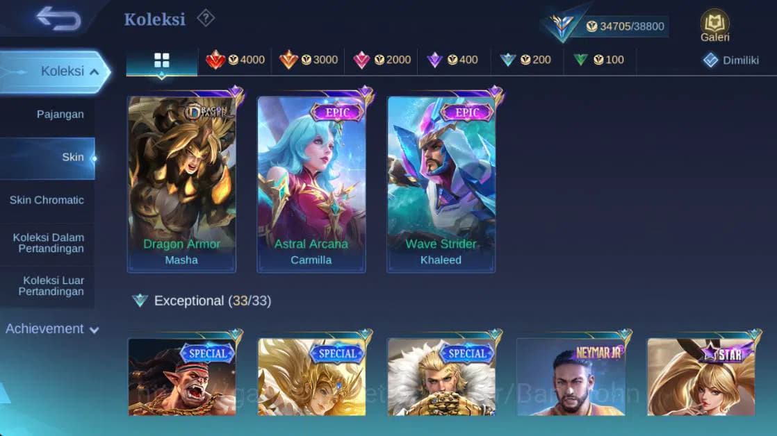 Mobile Legends: Bang Bang Accounts Global,Skin 153,Hero 101,LB rger,vnm Grock,saber J image 9