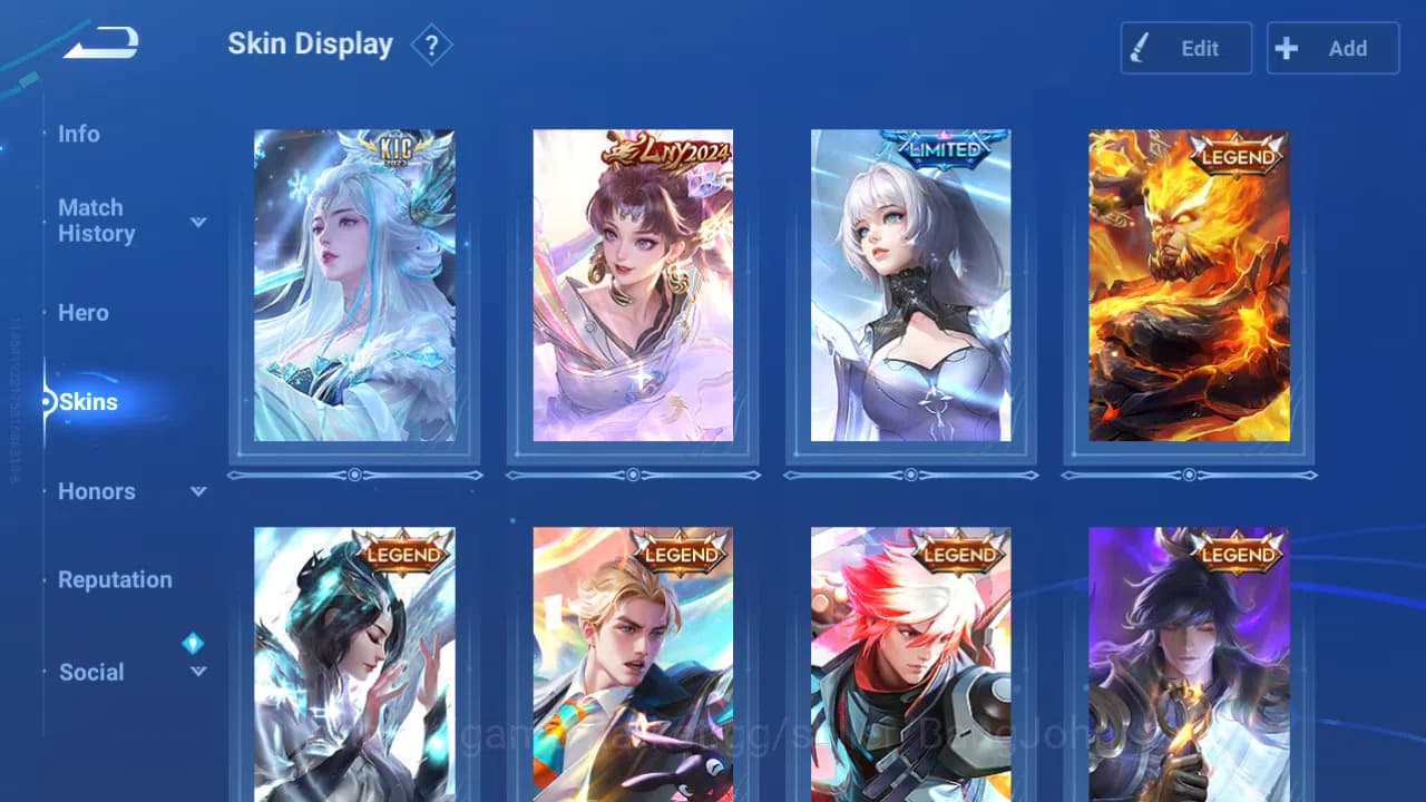 Honor of Kings Accounts Hero 111|Skin 239|Flawless Mai|JJK Kongming,Ladysu image 8