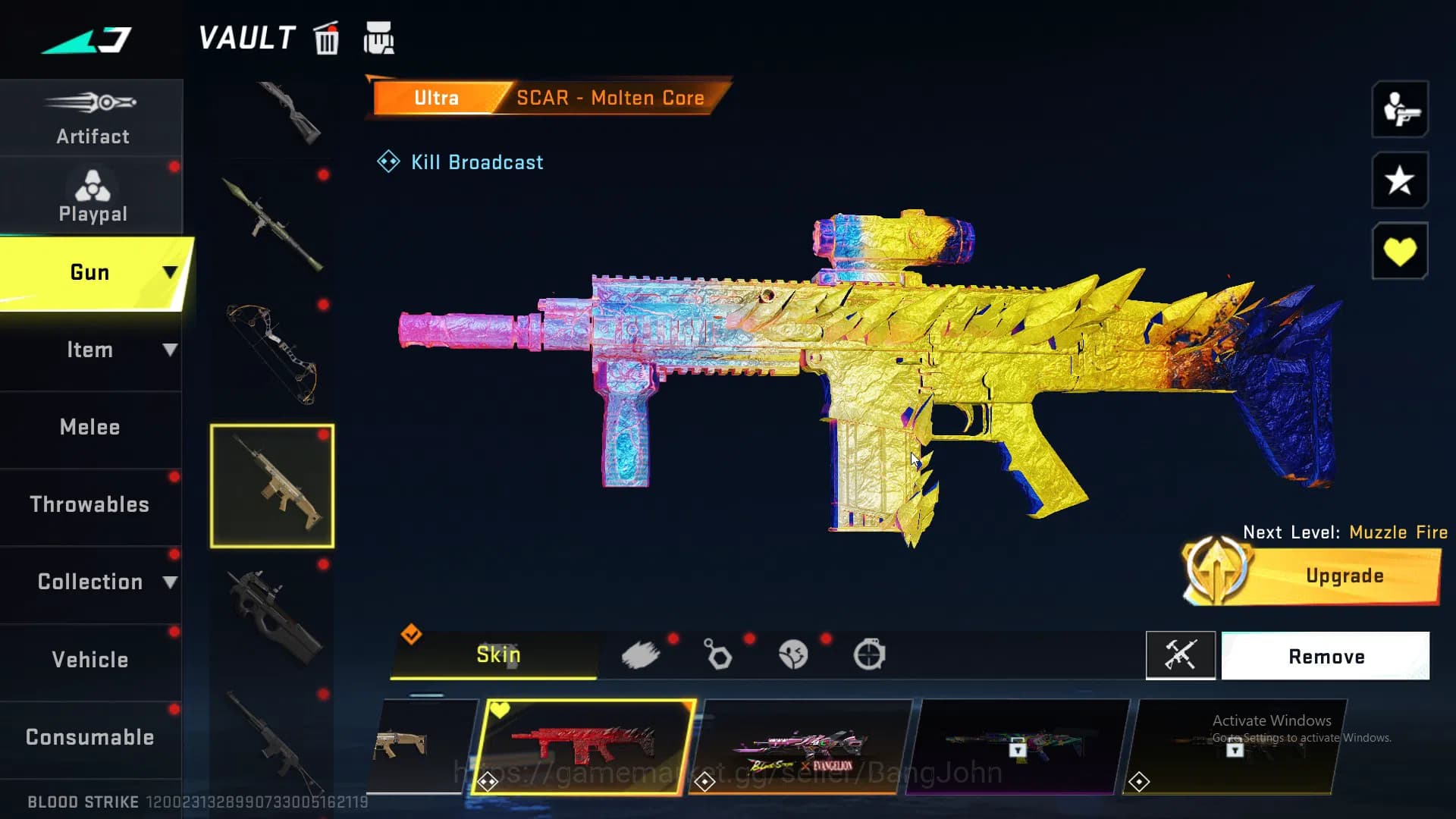 Blood Strike Accounts ASIA | EVO character skin|EVA: SCAR EVA-08|MP5-Pay image 13