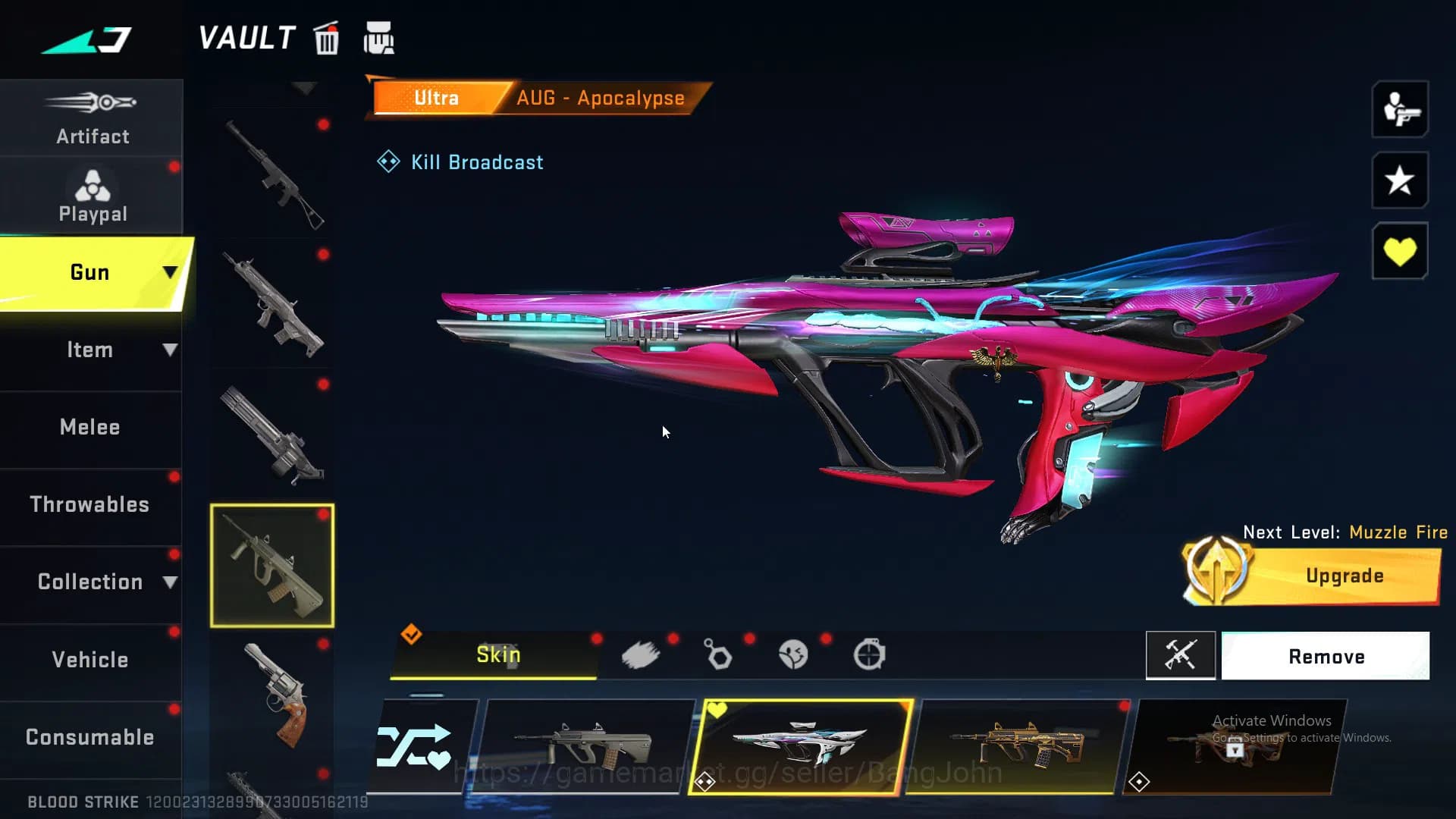 Blood Strike Accounts ASIA | EVO character skin|EVA: SCAR EVA-08|MP5-Pay image 17