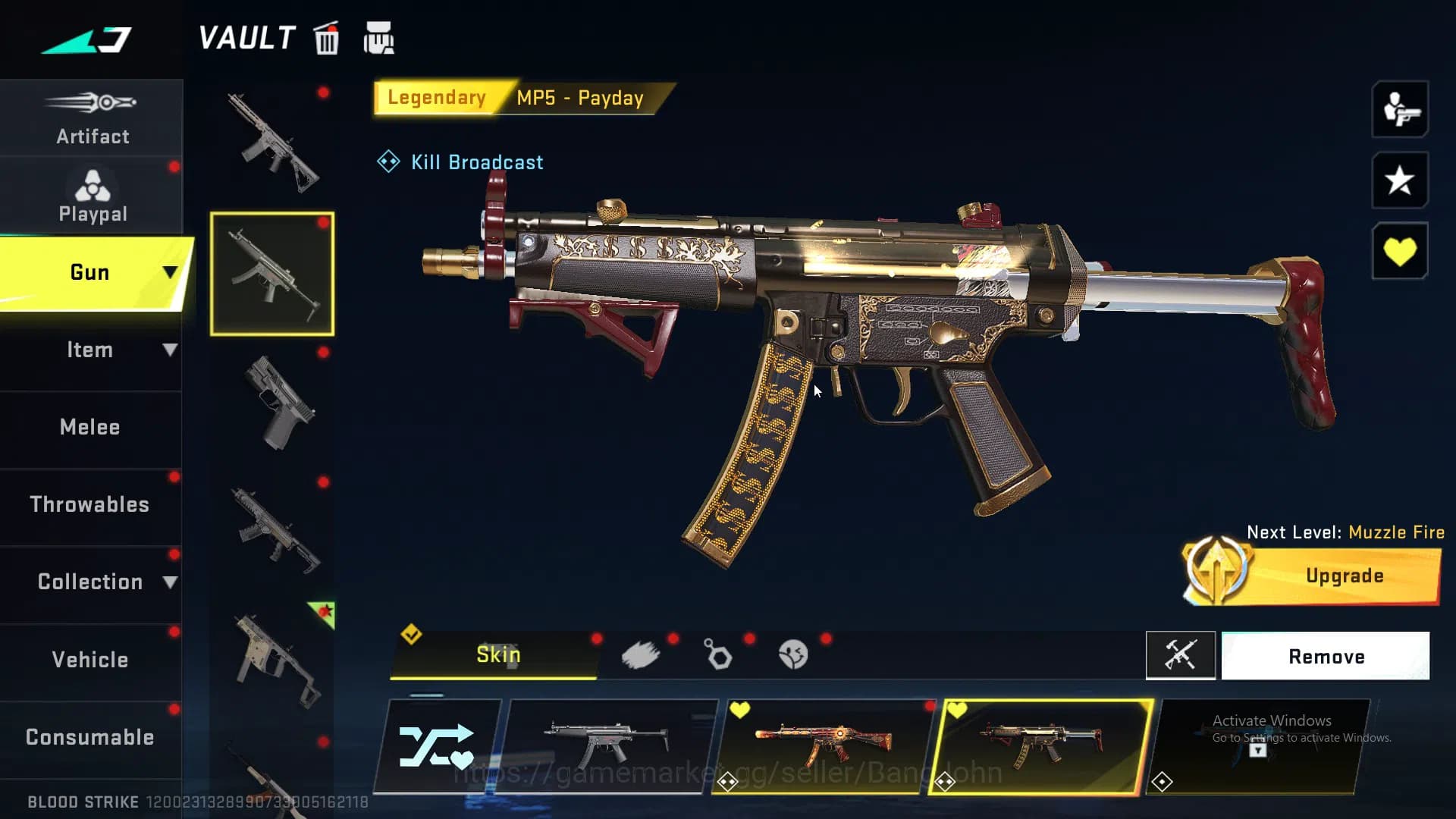 Blood Strike Accounts ASIA | EVO character skin|EVA: SCAR EVA-08|MP5-Pay image 3